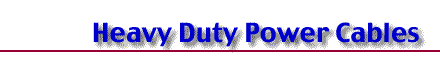 Heavy Duty Power Cables